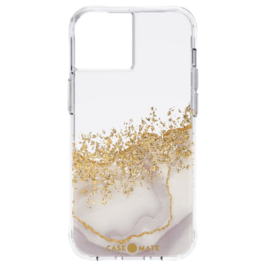 Case-Mate Karat Marble Case Antimicrobial for iPhone 13 (6.1